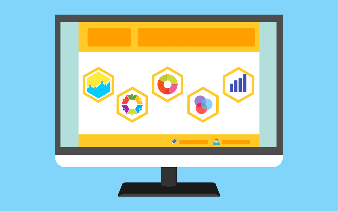 Free statistic survey website vector